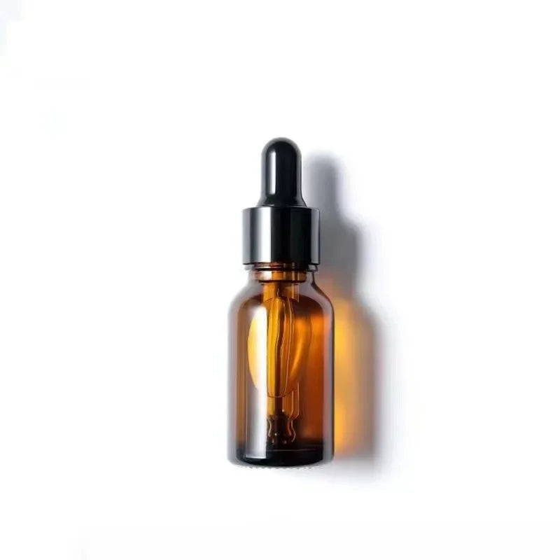 10pcs 5ml 10ml 15ml 30ml 50ml Amber Glass Dropper Bottle With Dropper Pipettes Empty Drop Bottle Perfume Bottle Containers