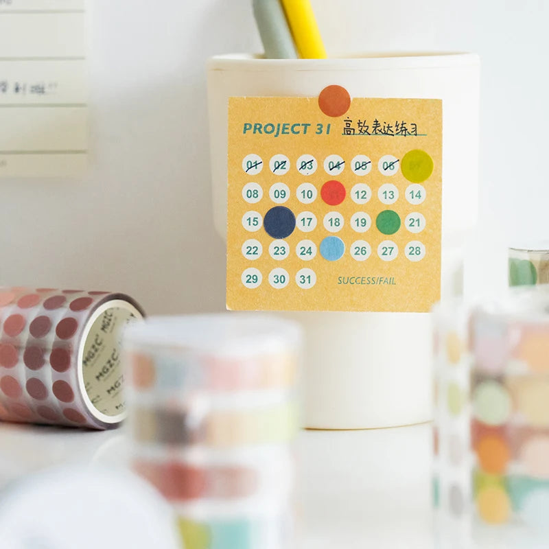Colour Dot Washi Tape – 5cm × 300cm