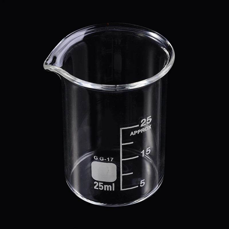 Glass Beaker Set – 5 Sizes (5ml to 100ml)