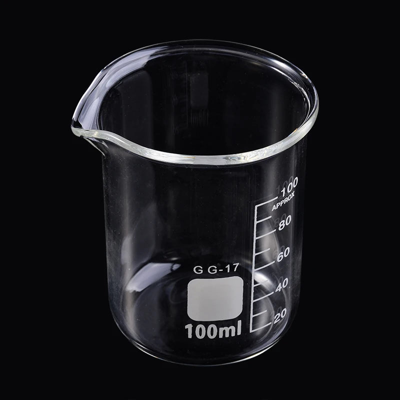 Glass Beaker Set – 5 Sizes (5ml to 100ml)