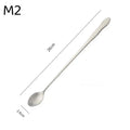 Long-Handle Stainless Steel Stirring Spoon