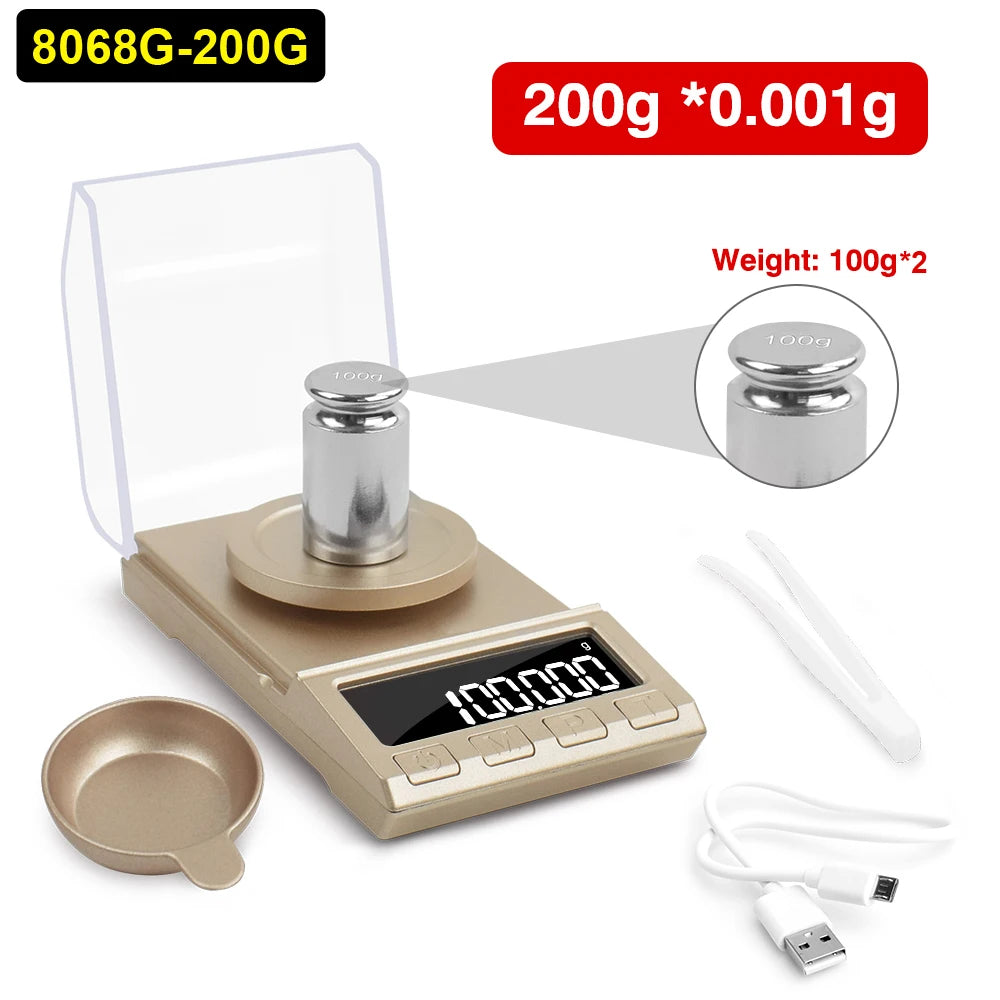 Digital Milligram Scale – 0.001g Accuracy