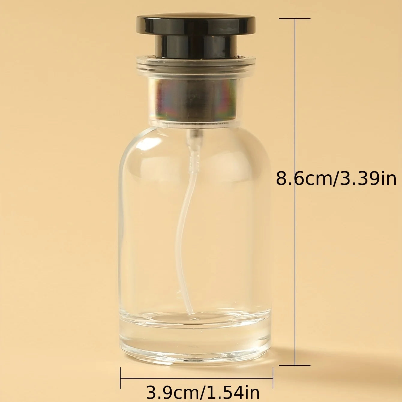 Portable Glass Perfume Spray Bottle, 30ml – Set of 5