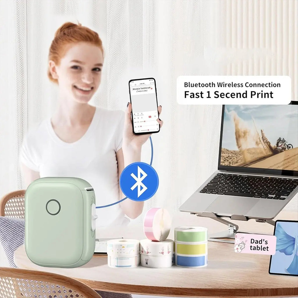 P12 Bluetooth Label Printer – Portable & Wireless