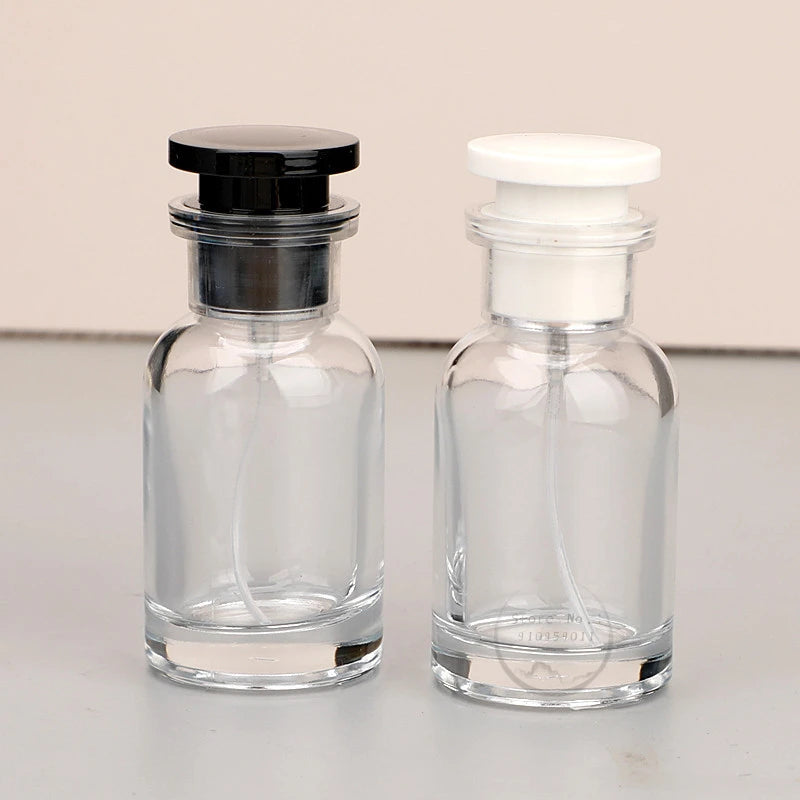 Round Glass Perfume Spray Bottles, 30ml or 50ml – Set of 10