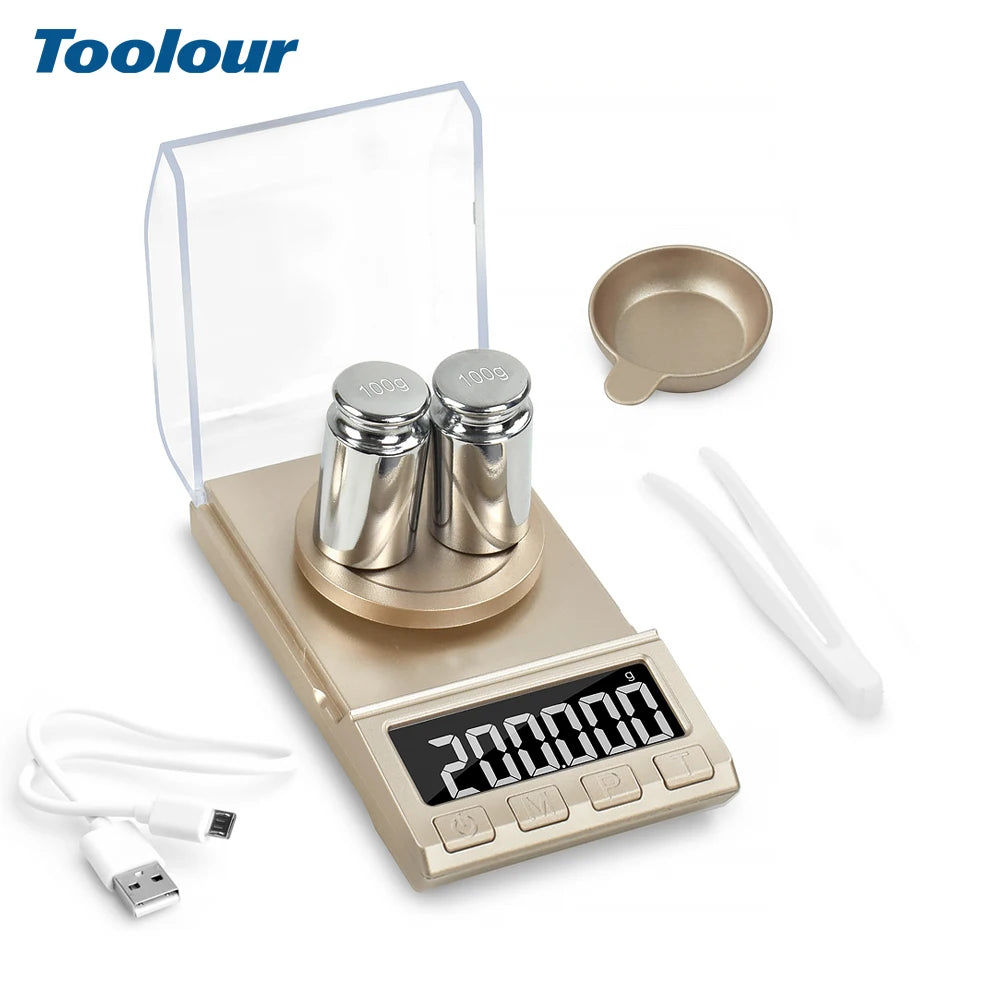 Digital Milligram Scale – 100g Capacity, 0.001g Accuracy