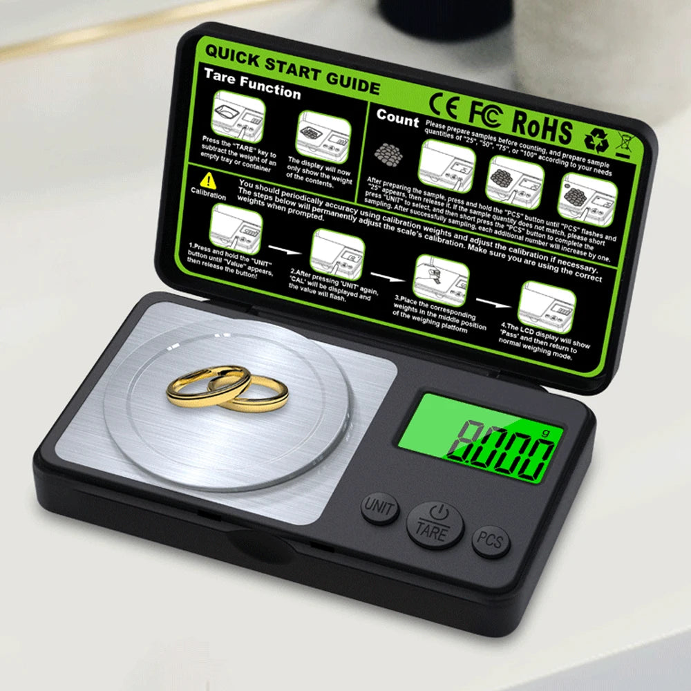 Mini Digital Scale 100g/ 0.001g Precision – view 5