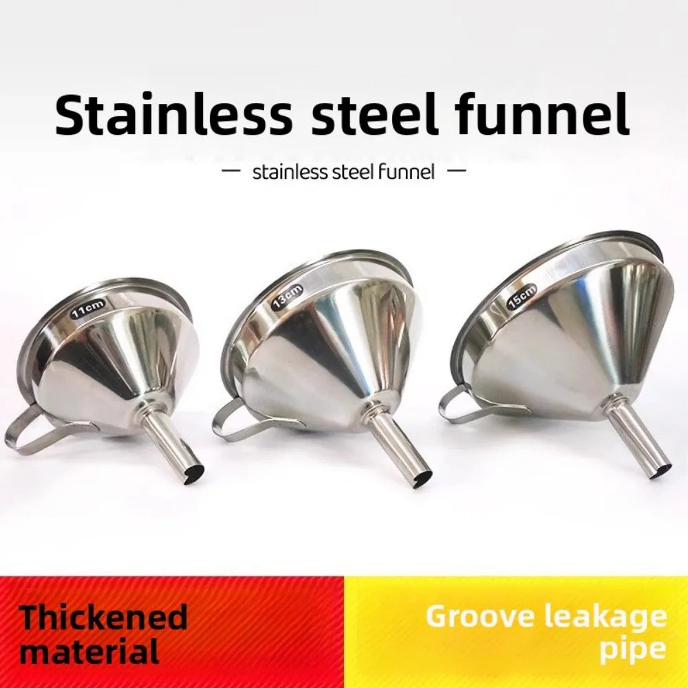 Funnel - Stainless Steel with Detachable Filter – view 2