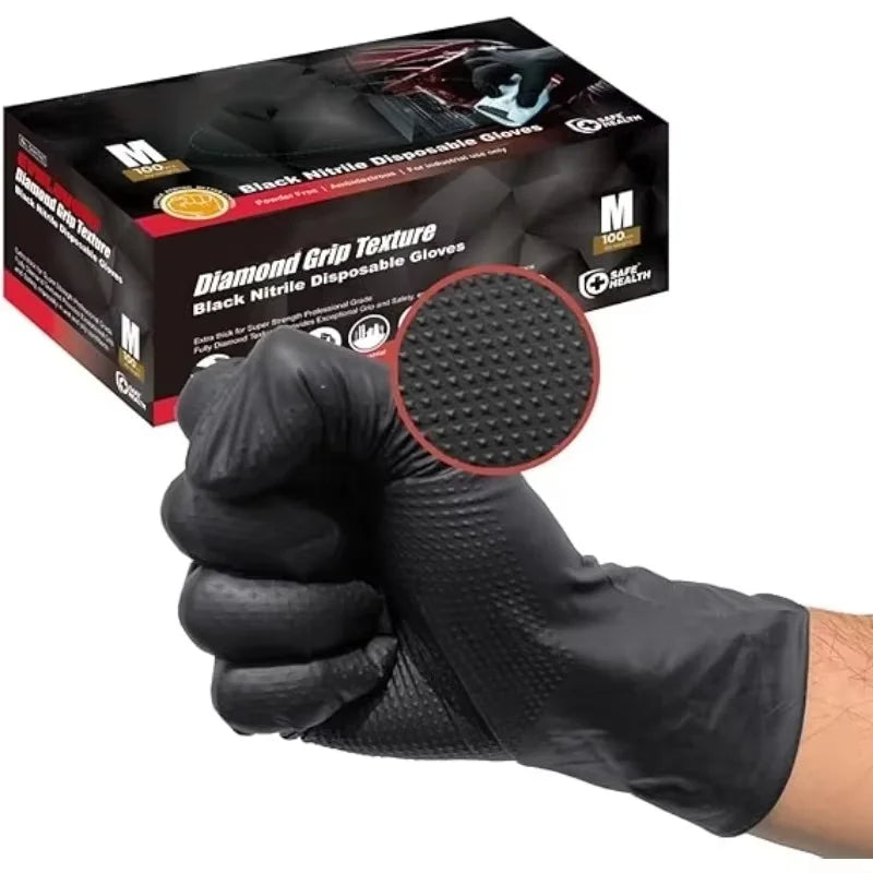 Heavy-Duty Nitrile Gloves, Disposable