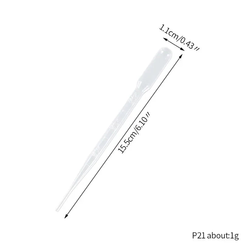 Disposable Plastic Pipettes, 3ml – Pack of 100