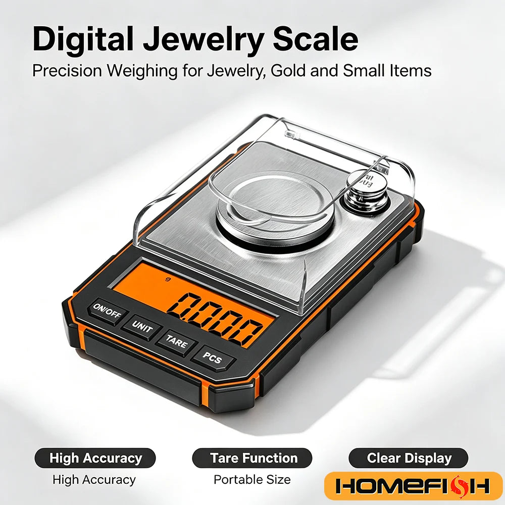 Mini Pocket Digital Scale – 50g x 0.001g