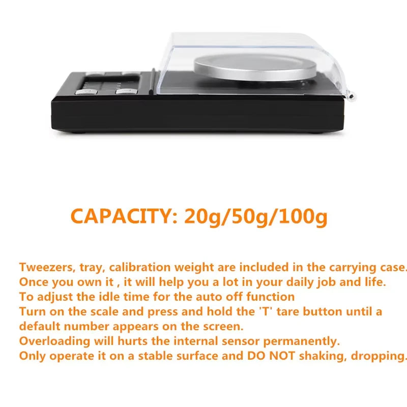 Digital Milligram Scale – 100g Capacity