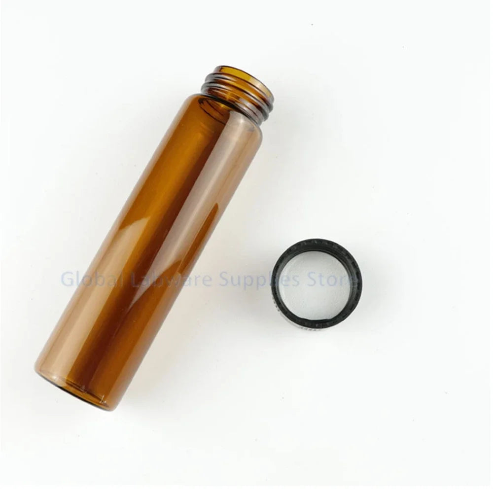 Amber Glass Screw-Top Vials – 2ml to 60ml