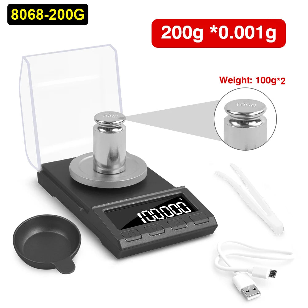 Digital Milligram Scale – 0.001g Accuracy
