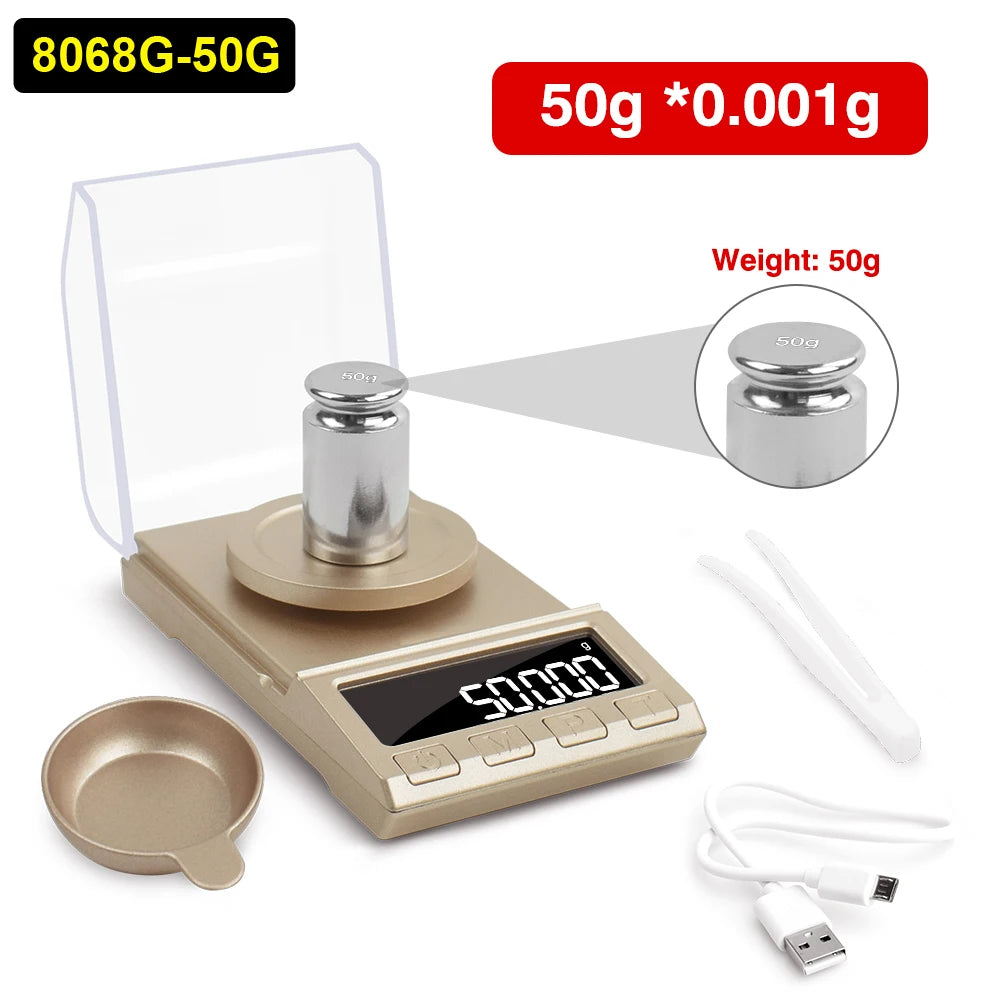 Digital Milligram Scale – 0.001g Accuracy