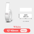Blank Label Stickers, 12 × 40mm – 160 Labels
