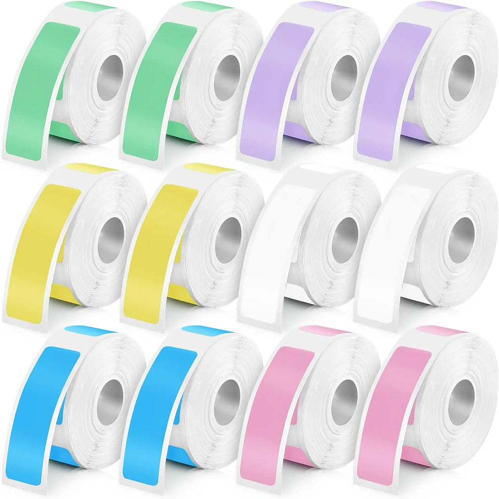 Blank Label Stickers, 12 × 40mm – 160 Labels
