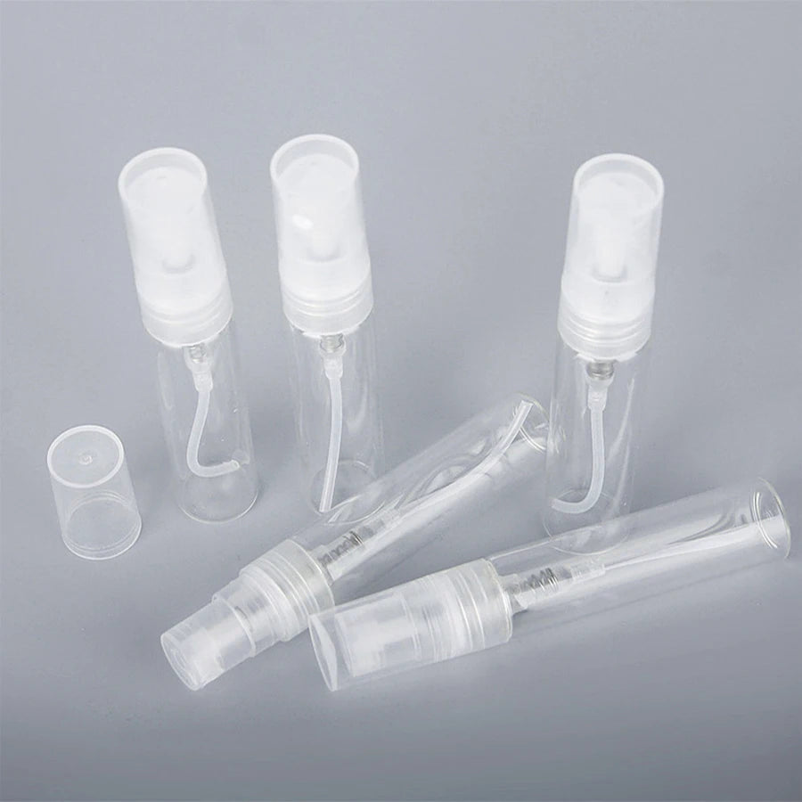 Clear Glass Spray Bottles, 10ml – Set of 8
