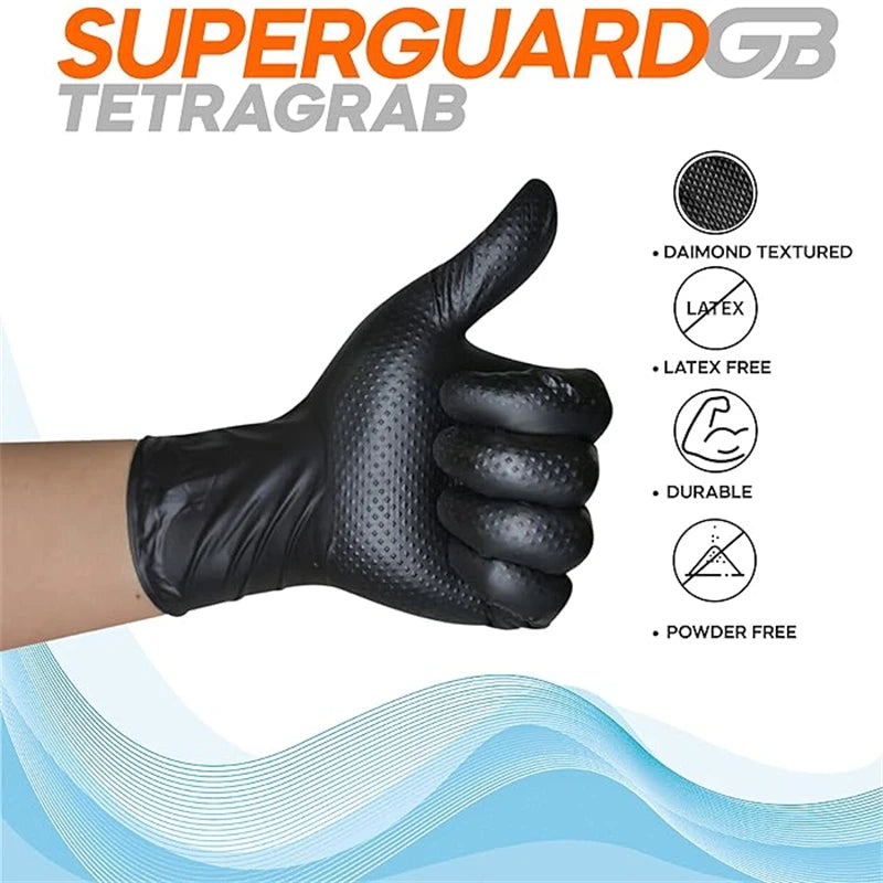 Heavy-Duty Nitrile Gloves, Disposable – view 3