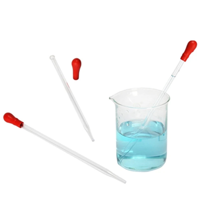 Long Glass Transfer Dropper Pipettes – Set of 10 (9cm to 20cm)