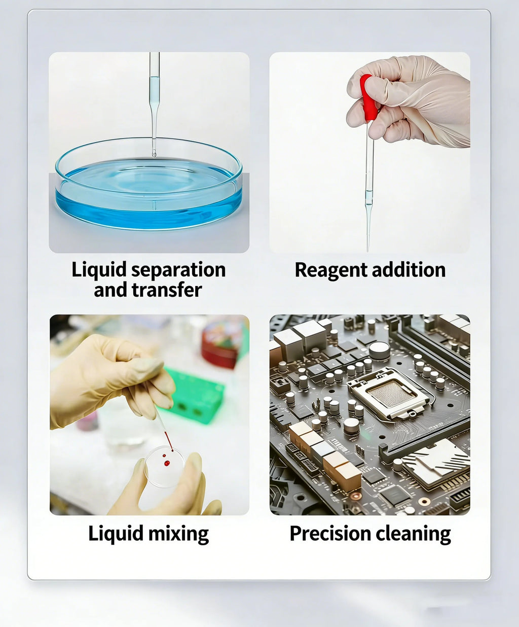 Thick Glass Graduated Dropper Pipette Kit