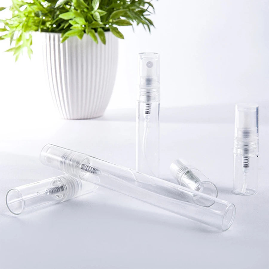 Clear Glass Spray Bottles, 10ml – Set of 8