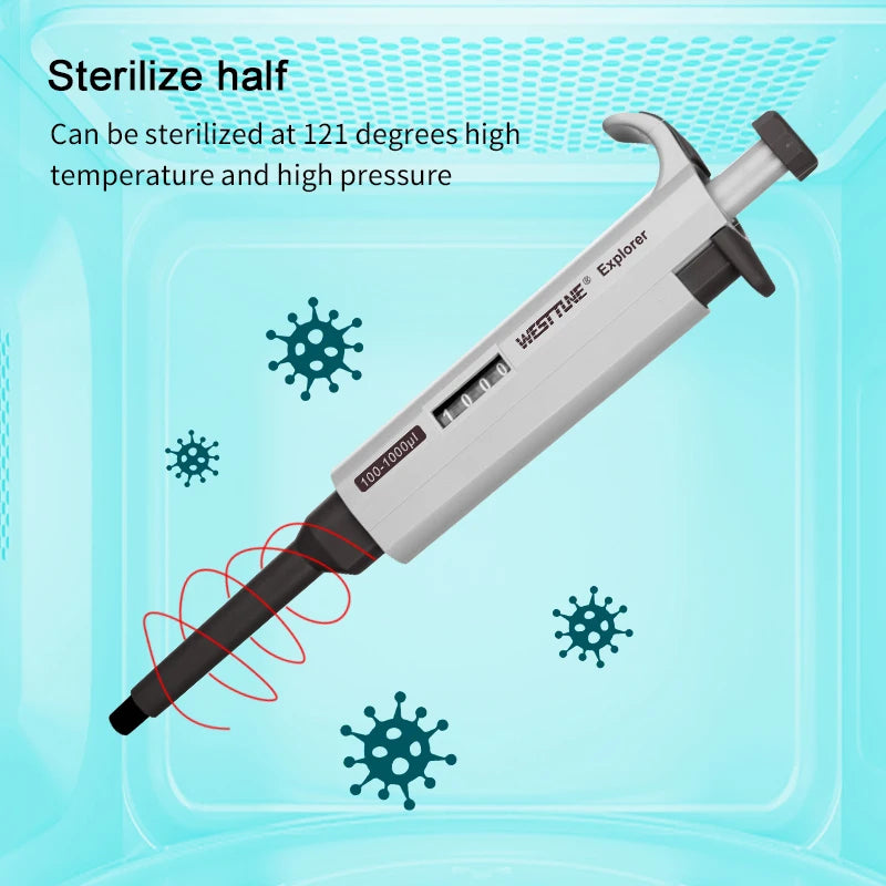 Adjustable Single-Channel Micropipette – Variable Volume
