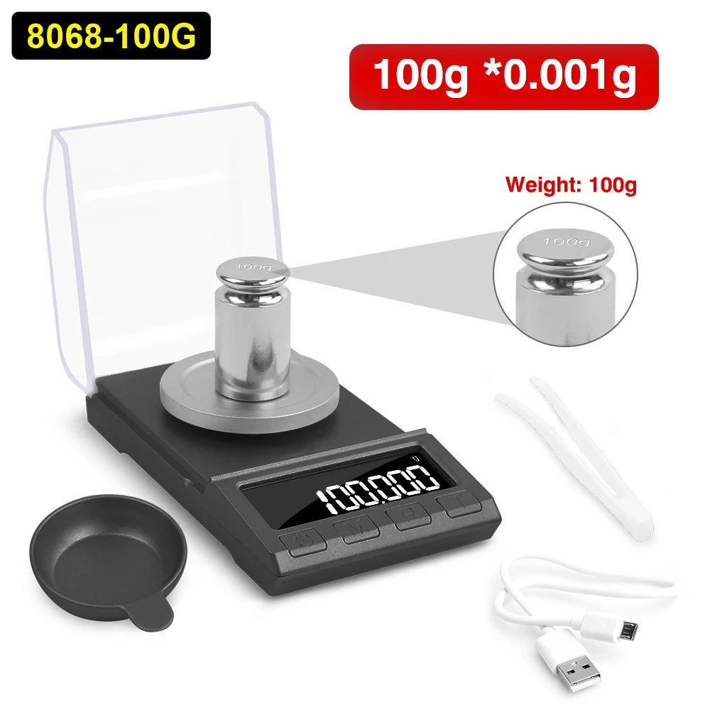Digital Milligram Scale – 0.001g Accuracy