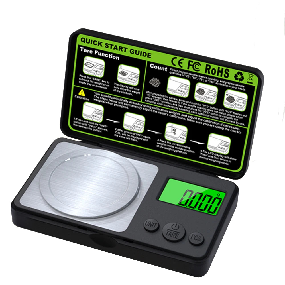 Mini Digital Scale 100g/ 0.001g Precision – view 7