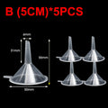 Mini Plastic Funnels – Small Mouth for Bottles & Vials