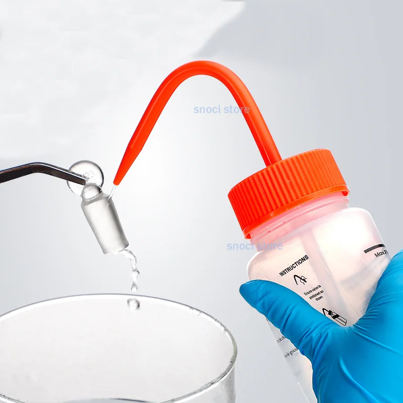 Labelled Safety Wash Bottles, 500ml – Set of 6 Solvents
