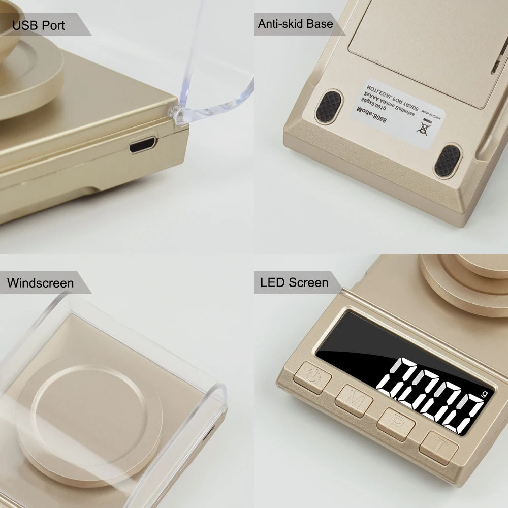 Digital Milligram Scale – 0.001g Accuracy