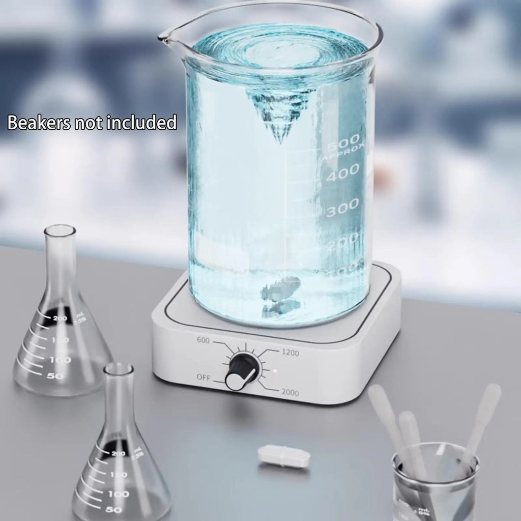 Magnetic Mixer Stirring Uniformly Easy to Use Simple Quiet 1L to 1.5L Capacity Magnetic Stir Plate for Home Workspace School Lab
