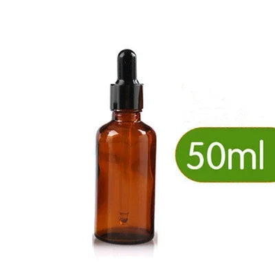 10pcs 5ml 10ml 15ml 30ml 50ml Amber Glass Dropper Bottle With Dropper Pipettes Empty Drop Bottle Perfume Bottle Containers
