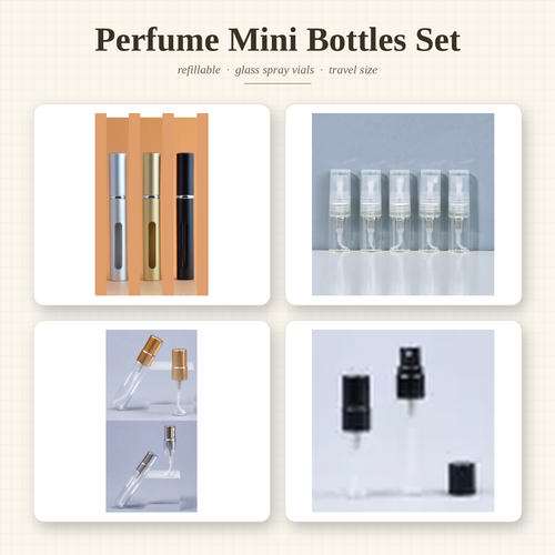 Small Perfume Bottles set of 10